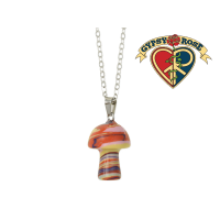 Stone Mushroom Necklace