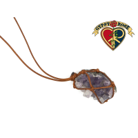 Raw Amethyst Stone Necklace