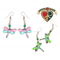 Acrylic Dragonfly Earring