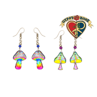 Acrylic Owl Earring