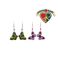 Acrylic Butterfly Earrings