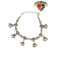 Elephant Charms Beaded Bracelet