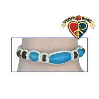 Hemp And Stone Bracelet