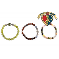 Asst Beads with Eastern Charm Bracelet
