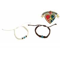 Macrame Howlite Bead Bracelet