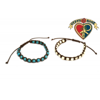 6mm Howlite Bead Macrame Bracelet