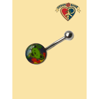 Grateful Dead Dancing Bear Belly Body Jewelry