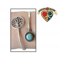Rhea Metal & Stone Bracelet