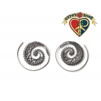 Kuma Tribal Spiral Earring