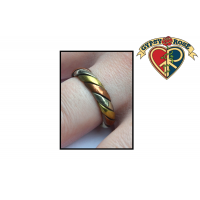 Three Metal Twist Band Ring