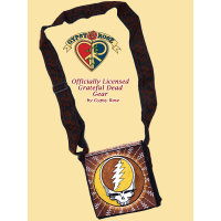 Grateful Dead Steal Your Face Hand Embroidered Messenger Bag