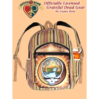 Grateful Dead Steal Your Mountain Stream Hand Embroidered Gheri Backpack
