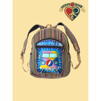 Keep On Truckin' Grateful Dead Hand Embroidered Backpack
