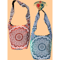 Shangri La Mandala Cotton Peddler Bag