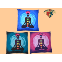 Chakra Yoga Cotton Cushion Cover