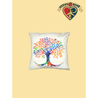Rainbow Tree Cushion Cover
