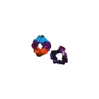 TYE DYE RAYON HAIR SCRUNCHIES