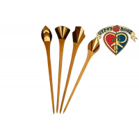 Wooden Assorted Pattern Hairstick