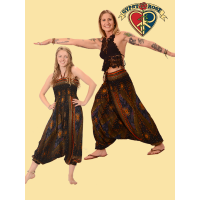Rayon Print Funky Style Harem Pants And Jumper