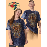 Eye Lotus Mandala Cotton Tye Dye T-Shirt