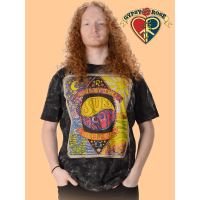 Live By The Sun/Moon Cotton Tye Dye T-Shirt