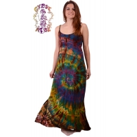 Starlight Tye Dye Spandex Blend Maxi Dress