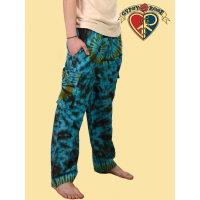 Rocket Man Tye Dye Cotton Cargo Pants