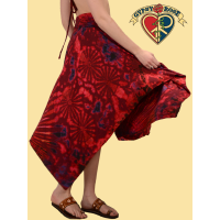 Electric Cool Aid Tye Dye Spandex Blend Fairy Skirt / Dress