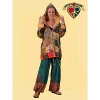 Magic Carpet Ride Rayon Printed Harem Pants