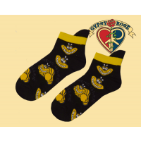 Cheshire Cat Faces We're All Mad Ankle Socks