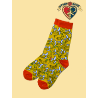 Free Fallin' Banana Tall Socks
