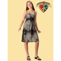 Dream Lover Polyester Print Short String Dress