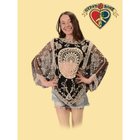 Mandala Crochet Lace Top