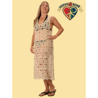 Mandala Crochet Short Swing Dress