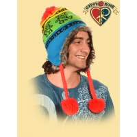 FLAP  G.D. BEAR RAINBOW HAT