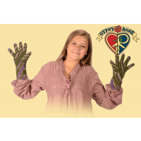 TYE DYE FLEECE ZIPPER POCKET GLOVES