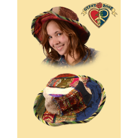 Woodshed Rockstar Patchwork Hemp and Cotton Hat