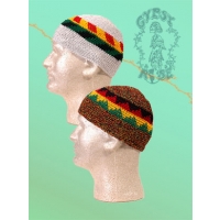 RASTA COLOR SKULL CAP