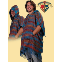 HIMALAYAN BRUSHED PONCHO