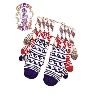 WOOL KNIT MITTENS