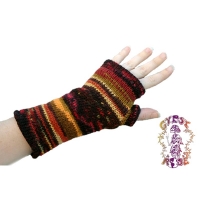 WOOL HANDWARMERS WITH FLEECE LINING