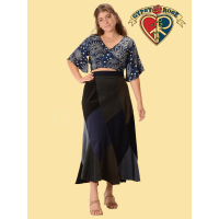 Celestial Print Crop Top