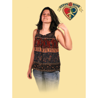 WORLD TRAVELERS PRINTED TANK TOP