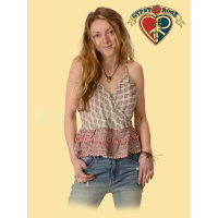 Cotton Printed String Top