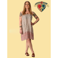 Cotton Printed String Dress