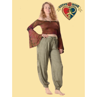 Pixie Tye Dye Spandex Blend Bell Sleeve Crop Top