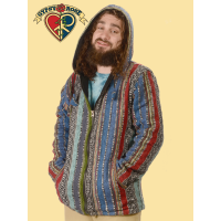 Brushed Gheri Fleece Lined Zip-Up Hoodie
