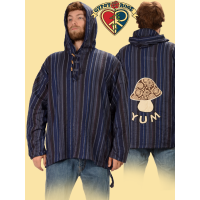 Striped Yum Shroom Hoodie