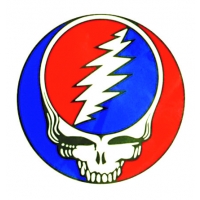 GRATEFUL DEAD XL STEAL YOUR FACE STICKER
