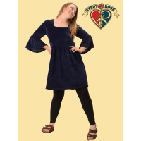 Velvet Babydoll Dress